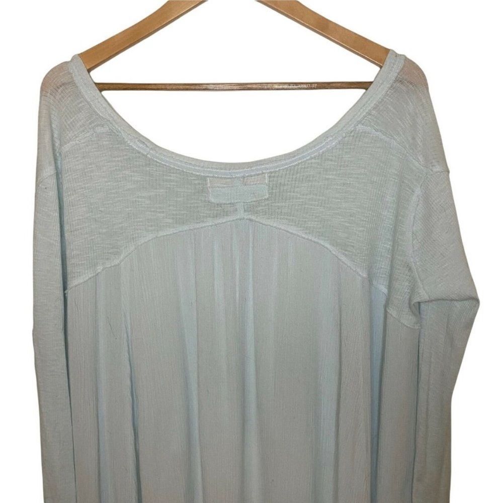 Free people TT special tee size XS in color bleached blue NWT - Picture 4 of 8